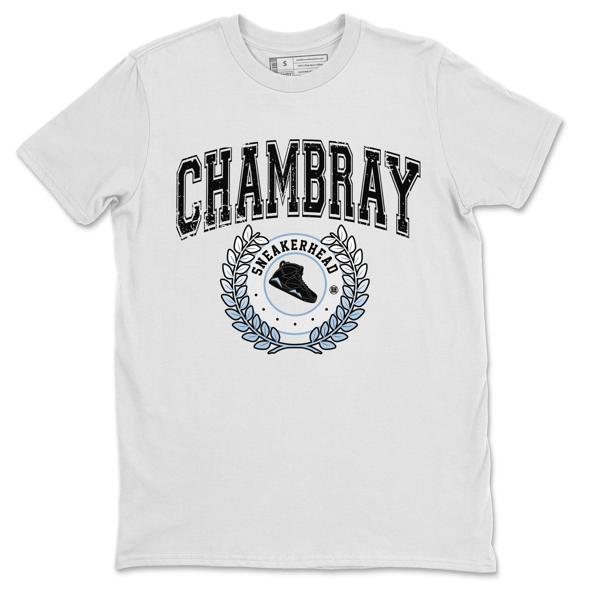 Air Jordan 7 Chambray Sneaker Match Tees Sneaker Letter Sneaker Tees AJ7 Chambray Sneaker Release Tees Unisex Shirts White 2