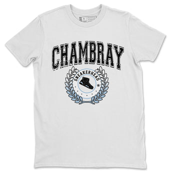 Air Jordan 7 Chambray Sneaker Match Tees Sneaker Letter Sneaker Tees AJ7 Chambray Sneaker Release Tees Unisex Shirts White 2