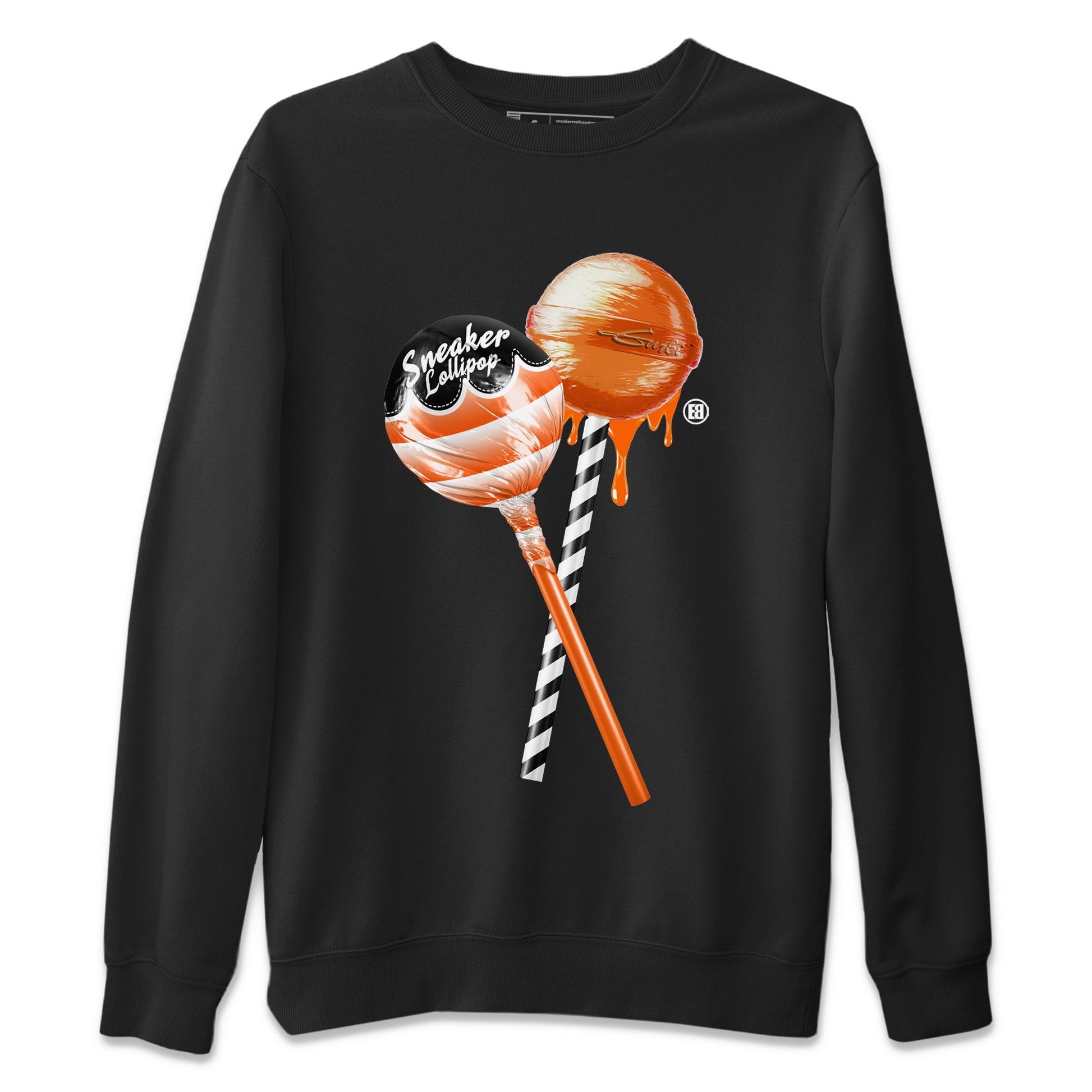 Air Jordan 12 Brilliant Orange Sneaker Match Tees Sneaker Lollipops Sneaker Tees 12s Brilliant Orange Tee Unisex Shirts Black 2