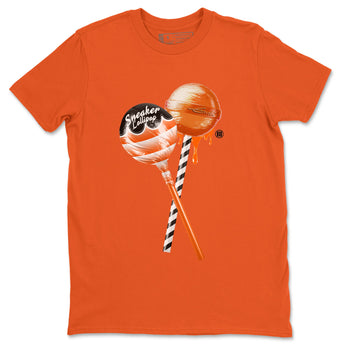 Air Jordan 12 Brilliant Orange Sneaker Match Tees Sneaker Lollipops Sneaker Tees 12s Brilliant Orange Tee Unisex Shirts Orange 2