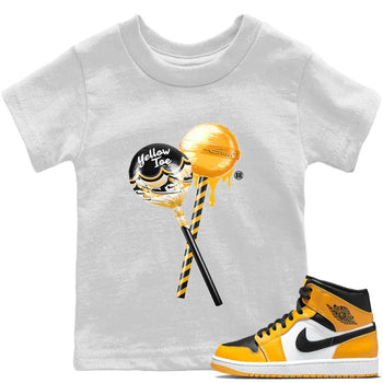 Jordan 1 Taxi Sneaker Match Tees Sneaker Lollipops Sneaker Tees Jordan 1 Taxi Sneaker Release Tees Kids Shirts
