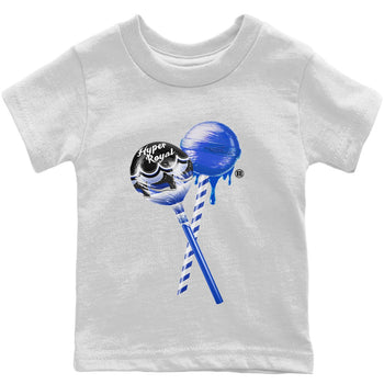 Jordan 12 Hyper Royal Sneaker Match Tees Sneaker Lollipops Sneaker Tees Jordan 12 Hyper Royal Sneaker Release Tees Kids Shirts
