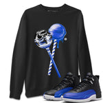 Jordan 12 Hyper Royal Sneaker Match Tees Sneaker Lollipops Sneaker Tees Jordan 12 Hyper Royal Sneaker Release Tees Unisex Shirts