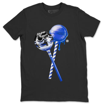 Jordan 12 Hyper Royal Sneaker Match Tees Sneaker Lollipops Sneaker Tees Jordan 12 Hyper Royal Sneaker Release Tees Unisex Shirts
