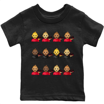 Jordan 4 Red Thunder Sneaker Match Tees Sneaker Lover Baby Sneaker Tees Jordan 4 Red Thunder Sneaker Release Tees Kids Shirts