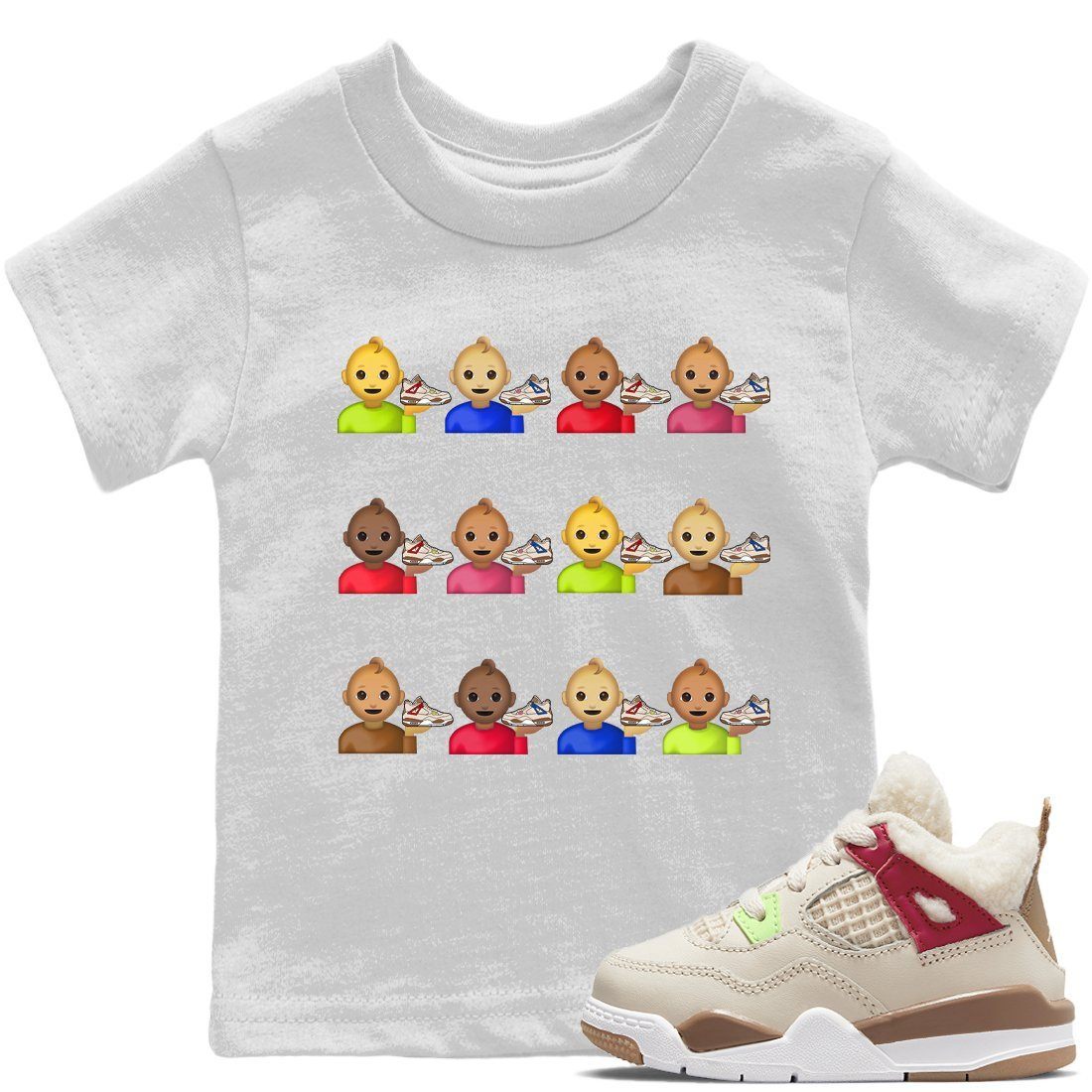 Jordan 4 Wild Things Sneaker Match Tees Sneaker Lover Baby Sneaker Tees Jordan 4 Wild Things Sneaker Release Tees Kids Shirts