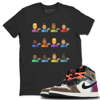Jordan 1 Hand Crafted Sneaker Match Tees Sneaker Lover Men Sneaker Tees Jordan 1 Hand Crafted Sneaker Release Tees Unisex Shirts