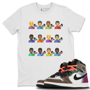 Jordan 1 Hand Crafted Sneaker Match Tees Sneaker Lover Men Sneaker Tees Jordan 1 Hand Crafted Sneaker Release Tees Unisex Shirts