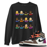 Jordan 1 Hand Crafted Sneaker Match Tees Sneaker Lover Women Sneaker Tees Jordan 1 Hand Crafted Sneaker Release Tees Unisex Shirts