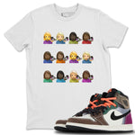 Jordan 1 Hand Crafted Sneaker Match Tees Sneaker Lover Women Sneaker Tees Jordan 1 Hand Crafted Sneaker Release Tees Unisex Shirts