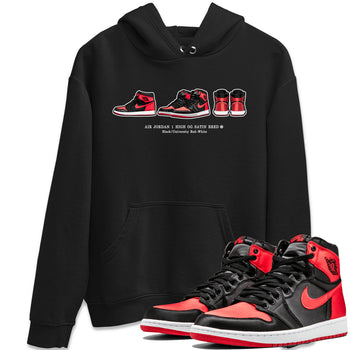 Air Jordan 1 Satin Bred Sneaker Match Tees Sneaker Prelude Sneaker Tees Air Jordan 1 Satin Bred SNRT Sneaker Release Tees Short Sleeve T-Shirt Black 1