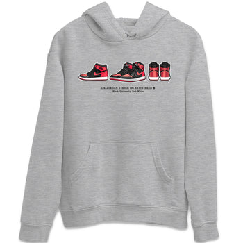 Air Jordan 1 Satin Bred Sneaker Match Tees Sneaker Prelude Sneaker Tees Air Jordan 1 Satin Bred SNRT Sneaker Release Tees Short Sleeve T-Shirt Heather Grey 2