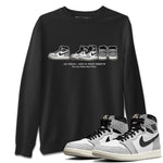 Jordan 1 White Cement Sneaker Match Tees Sneaker Prelude Sneaker Tees Jordan 1 White Cement Sneaker Release Tees Unisex Shirts