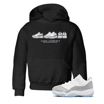 Air Jordan 11 White Cement Sneaker Match Tees Sneaker Prelude Sneaker Tees Air Jordan 11 Cement Grey Sneaker Release Tees Kids Shirts Black 1