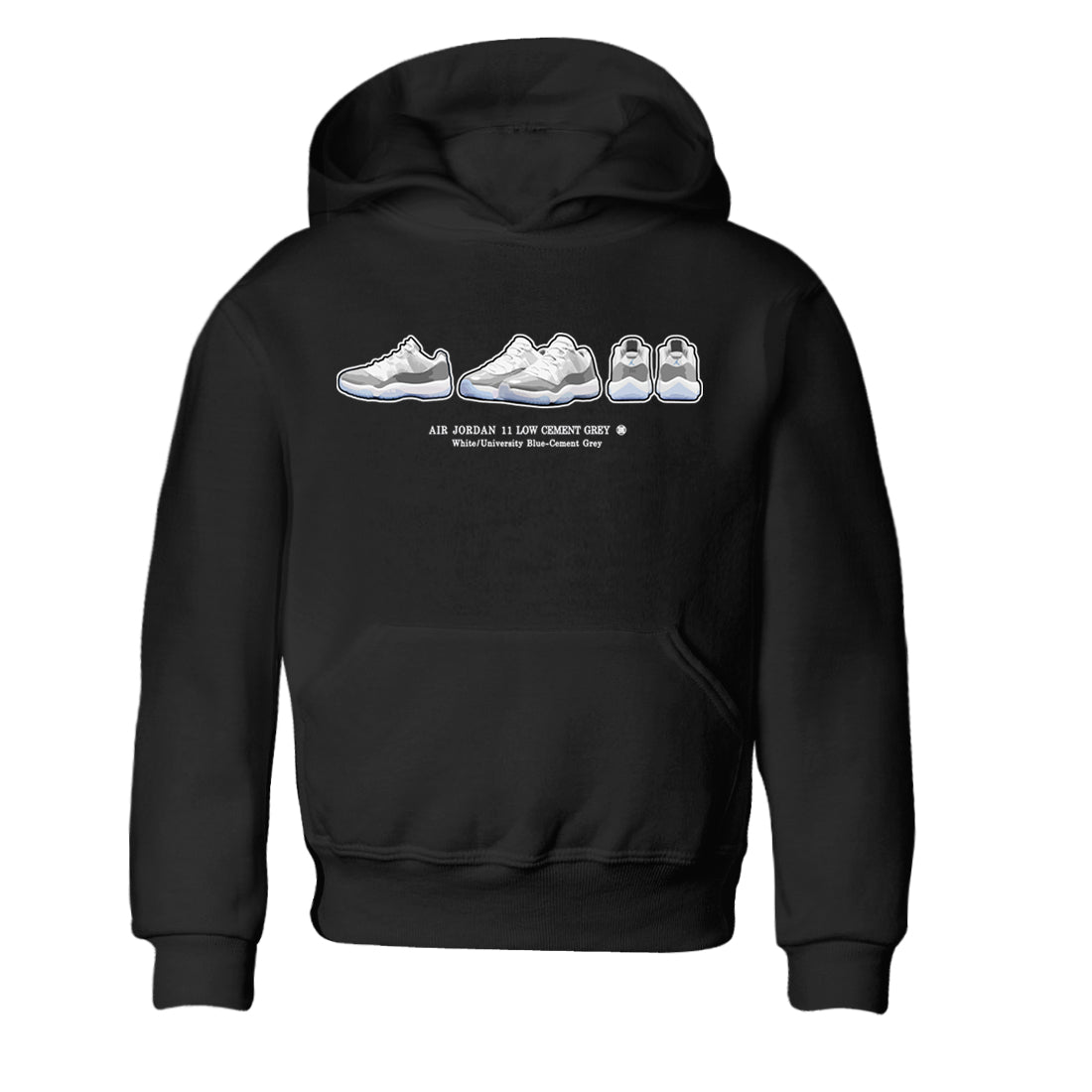 Air Jordan 11 White Cement Sneaker Match Tees Sneaker Prelude Sneaker Tees Air Jordan 11 Cement Grey Sneaker Release Tees Kids Shirts Black 2