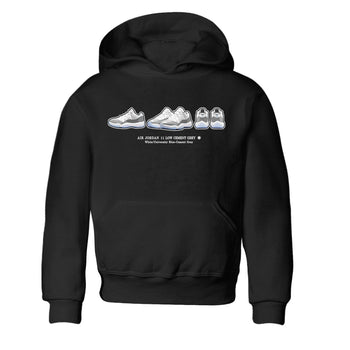 Air Jordan 11 White Cement Sneaker Match Tees Sneaker Prelude Sneaker Tees Air Jordan 11 Cement Grey Sneaker Release Tees Kids Shirts Black 2