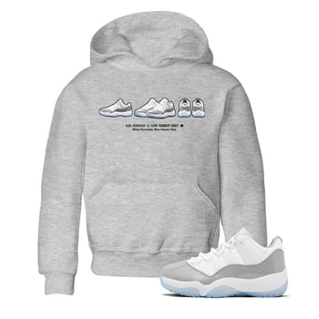 Air Jordan 11 White Cement Sneaker Match Tees Sneaker Prelude Sneaker Tees Air Jordan 11 Cement Grey Sneaker Release Tees Kids Shirts Heather Grey 1
