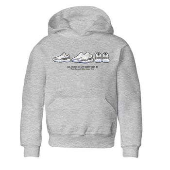 Air Jordan 11 White Cement Sneaker Match Tees Sneaker Prelude Sneaker Tees Air Jordan 11 Cement Grey Sneaker Release Tees Kids Shirts Heather Grey 2