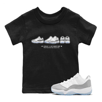Air Jordan 11 White Cement Sneaker Match Tees Sneaker Prelude Sneaker Tees Air Jordan 11 Cement Grey Sneaker Release Tees Kids Shirts Black 1