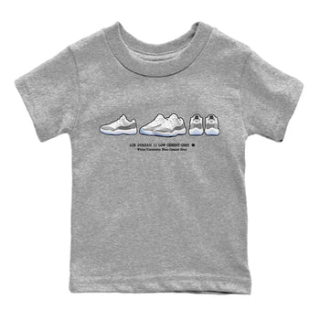 Air Jordan 11 White Cement Sneaker Match Tees Sneaker Prelude Sneaker Tees Air Jordan 11 Cement Grey Sneaker Release Tees Kids Shirts Heather Grey 2