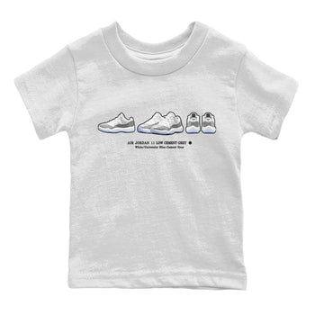 Air Jordan 11 White Cement Sneaker Match Tees Sneaker Prelude Sneaker Tees Air Jordan 11 Cement Grey Sneaker Release Tees Kids Shirts White 2
