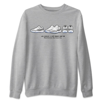 Air Jordan 11 White Cement Sneaker Match Tees Sneaker Prelude Sneaker Tees Air Jordan 11 Cement Grey Sneaker Release Tees Unisex Shirts Heather Grey 2