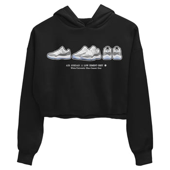 Air Jordan 11 White Cement Sneaker Match Tees Sneaker Prelude Sneaker Tees Air Jordan 11 Cement Grey Sneaker Release Tees Women's Shirts Black 2