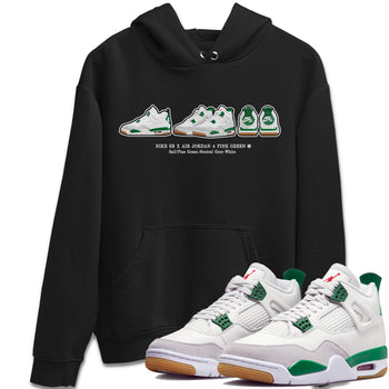 Air Jordan 4 Pine Green Sneaker Match Tees Sneaker Prelude Sneaker Tees Nike SB Air Jordan 4 Pine Green Sneaker Release Tees Unisex Shirts Black 1