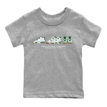 Air Jordan 4 Pine Green Sneaker Match Tees Sneaker Prelude Sneaker Tees Nike SB Air Jordan 4 Pine Green Sneaker Release Tees Kids Shirts Heather Grey 2