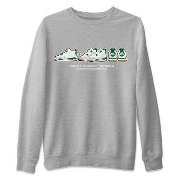 Air Jordan 4 Pine Green Sneaker Match Tees Sneaker Prelude Sneaker Tees Nike SB Air Jordan 4 Pine Green Sneaker Release Tees Unisex Shirts Heather Grey 2