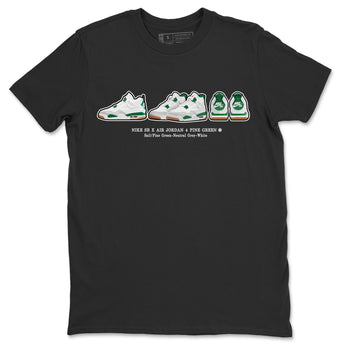 Air Jordan 4 Pine Green Sneaker Match Tees Sneaker Prelude Sneaker Tees Nike SB Air Jordan 4 Pine Green Sneaker Release Tees Unisex Shirts Black 2