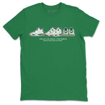 Air Jordan 4 Pine Green Sneaker Match Tees Sneaker Prelude Sneaker Tees Nike SB Air Jordan 4 Pine Green Sneaker Release Tees Unisex Shirts Kelly Green 2
