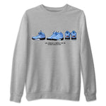 Jordan 5 UNC Jordan Shirts Sneaker Prelude Sneaker Tees Air Jordan 5 UNC SNRT Sneaker Tees Unisex Shirts Heather Grey 2