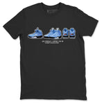 Jordan 5 UNC Jordan Shirts Sneaker Prelude Sneaker Tees Air Jordan 5 UNC SNRT Sneaker Tees Unisex Shirts Black 2