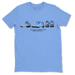 Jordan 5 UNC Jordan Shirts Sneaker Prelude Sneaker Tees Air Jordan 5 UNC SNRT Sneaker Tees Unisex Shirts Carolina Blue 2