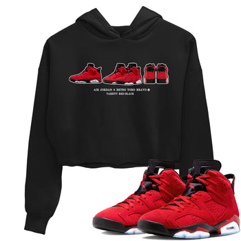 Air Jordan 6 Toro Bravo Sneaker Match Tees Sneaker Prelude Sneaker Tees Air Jordan 6 Toro Tees Women's Shirts Black 1