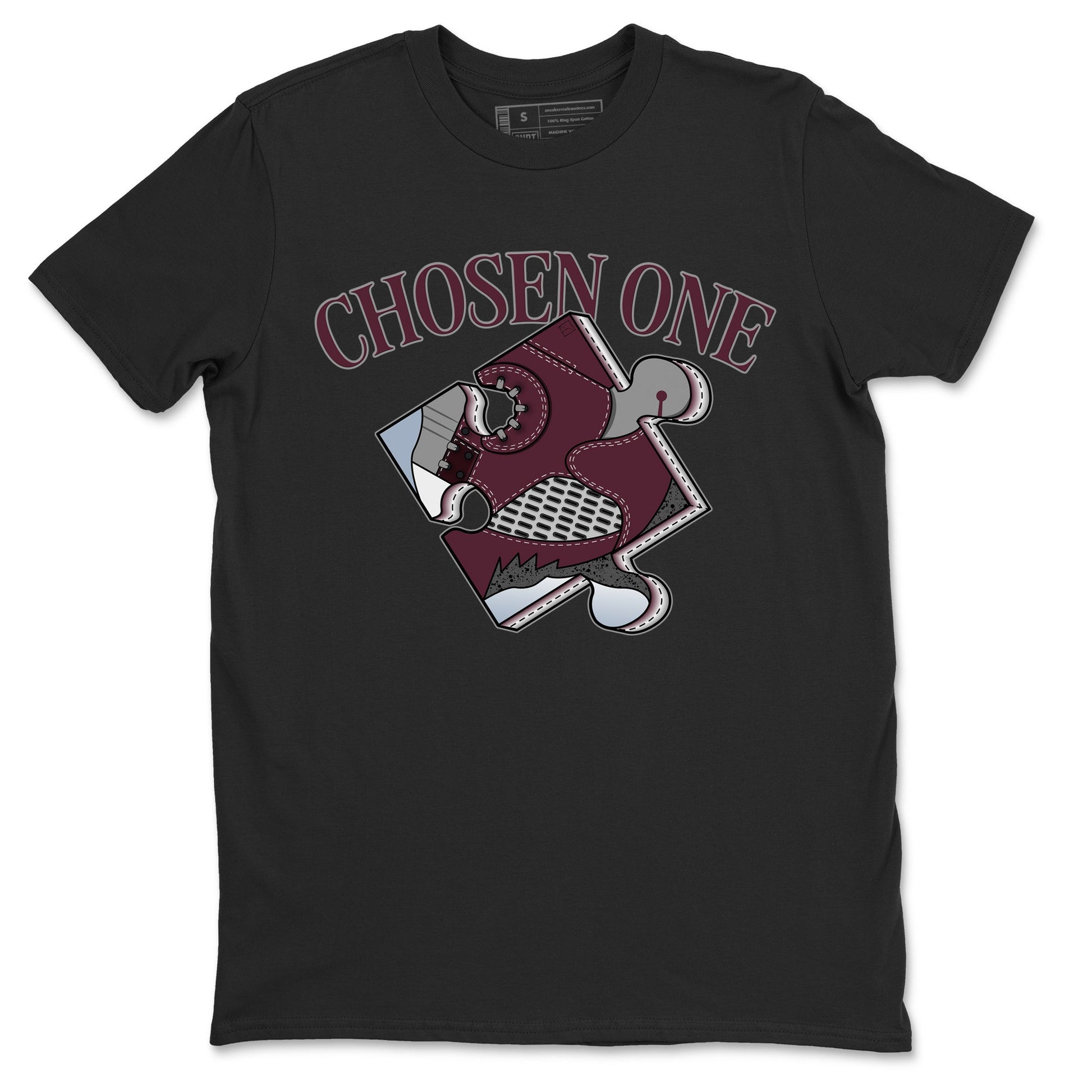 Jordan 5 Burgundy shirt to match jordans Sneaker Puzzle sneaker tees Crew Neck AJ5 Burgundy SNRT Sneaker Release Tees Unisex Casual Shirts Black 2 T-Shirt
