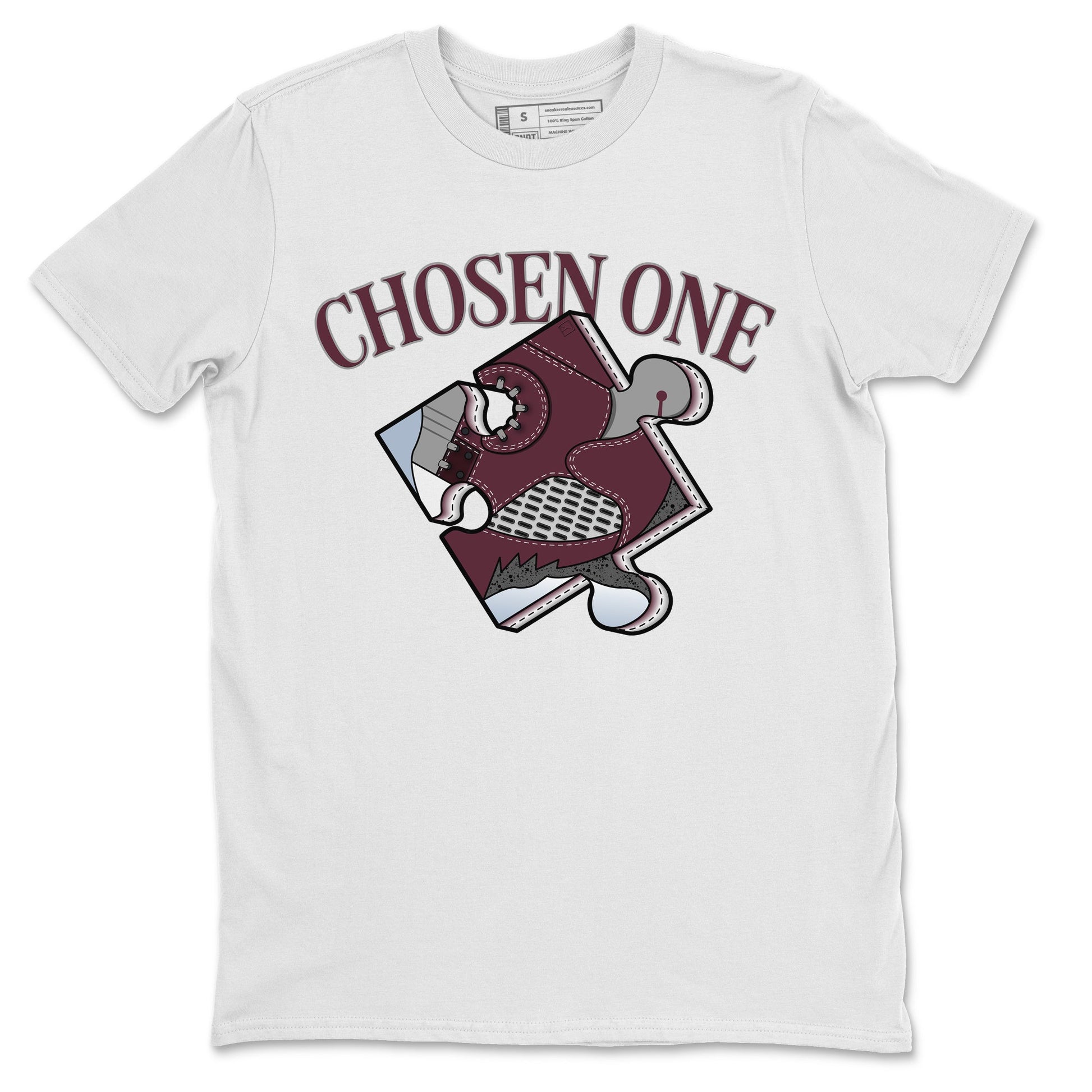 Jordan 5 Burgundy shirt to match jordans Sneaker Puzzle sneaker tees Crew Neck AJ5 Burgundy SNRT Sneaker Release Tees Unisex Casual Shirts White 2 T-Shirt