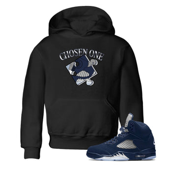 AJ5 Georgetown 5s Navy shirt to match jordans Sneaker Puzzle sneaker tees Crew Neck AJ5 Georgetown 5s Navy SNRT Sneaker Release Tees Baby Toddler Black 1 T-Shirt