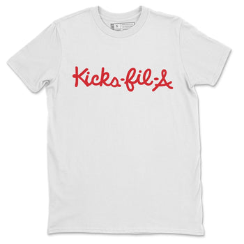 Jordan 1 Varsity Red Sneaker Match Tees Kicks-fil-a Sneaker Tees Jordan 1 Varsity Red Sneaker Release Tees Unisex Shirts