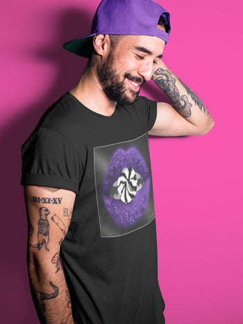 Jordan 1 Court Purple Sneaker Match Tees Lips Candy Sneaker Tees Jordan 1 Court Purple Sneaker Release Tees Unisex Shirts