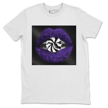 Jordan 1 Court Purple Sneaker Match Tees Lips Candy Sneaker Tees Jordan 1 Court Purple Sneaker Release Tees Unisex Shirts
