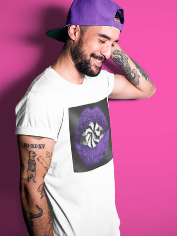 Jordan 1 Court Purple Sneaker Match Tees Lips Candy Sneaker Tees Jordan 1 Court Purple Sneaker Release Tees Unisex Shirts