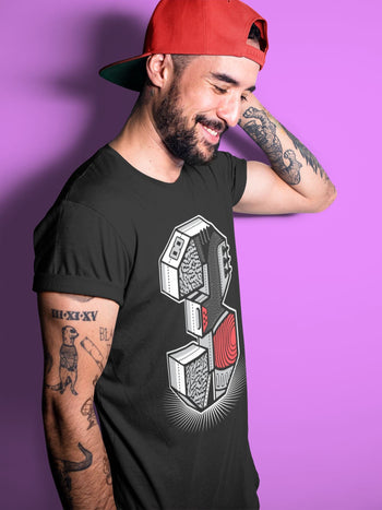 Jordan 3 Black Cement Sneaker Match Tees Three Statue Sneaker Tees Jordan 3 Black Cement Sneaker Release Tees Unisex Shirts