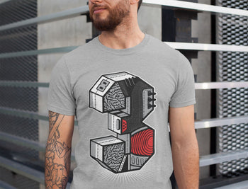 Jordan 3 Black Cement Sneaker Match Tees Three Statue Sneaker Tees Jordan 3 Black Cement Sneaker Release Tees Unisex Shirts