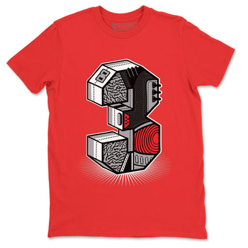 Jordan 3 Black Cement Sneaker Match Tees Three Statue Sneaker Tees Jordan 3 Black Cement Sneaker Release Tees Unisex Shirts