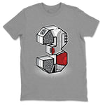 Jordan 3 White Cement Sneaker Match Tees Three Statue Sneaker Tees Jordan 3 White Cement Sneaker Release Tees Unisex Shirts