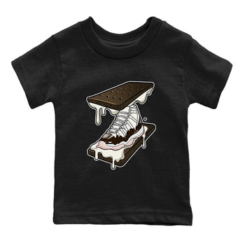 Air Jordan 11 Neapolitan shirt to match jordans Sneaker Sandwich special sneaker matching tees Jordan 11 WMNS Neapolitan SNRT sneaker tees Baby Toddler Black 2 T-Shirt