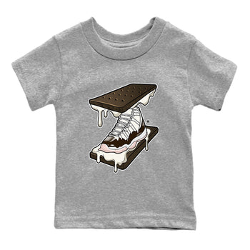 Air Jordan 11 Neapolitan shirt to match jordans Sneaker Sandwich special sneaker matching tees Jordan 11 WMNS Neapolitan SNRT sneaker tees Baby Toddler Heather Grey 2 T-Shirt
