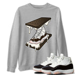 Air Jordan 11 Neapolitan shirt to match jordans Sneaker Sandwich special sneaker matching tees Jordan 11 WMNS Neapolitan SNRT sneaker tees Unisex Heather Grey 1 T-Shirt